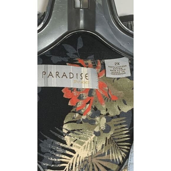 Paradise by Axis Hawaiian Print Shirt  Size 2XL - Picture 4 of 6